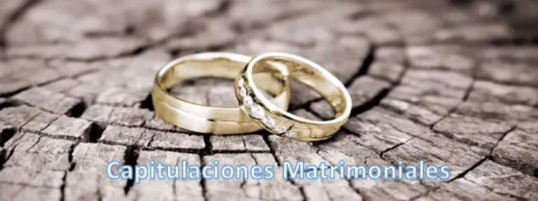 capitulaciones matrimoniales