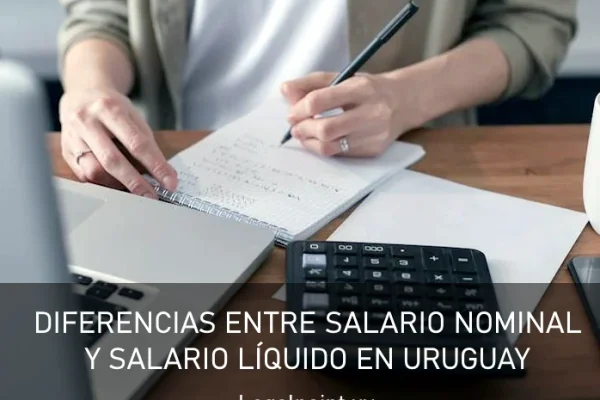 diferencias entre salario nominal y salario liquido en uruguay